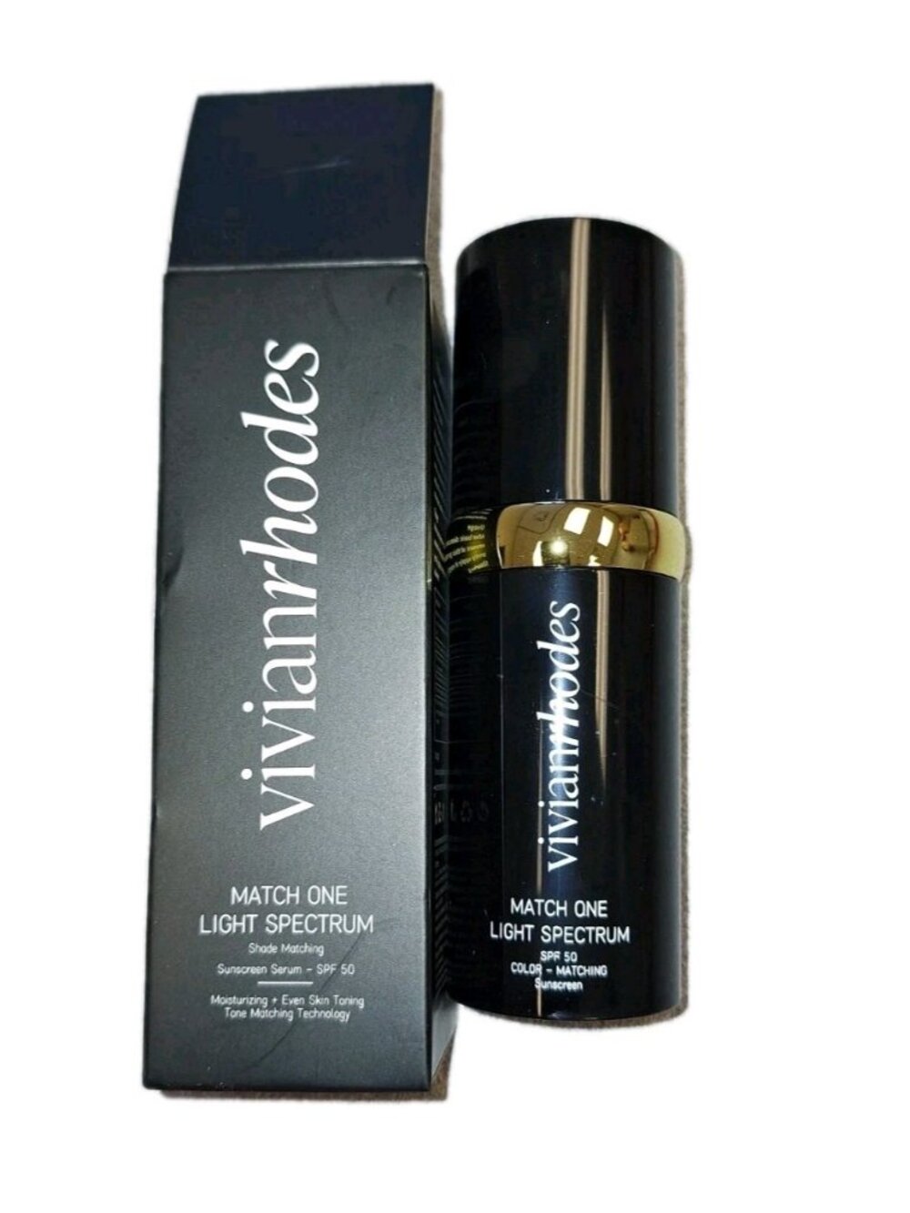 Foundation 4 in 1 - Color Changing, Light, SPF 50, New With Box Vivian Rhodes